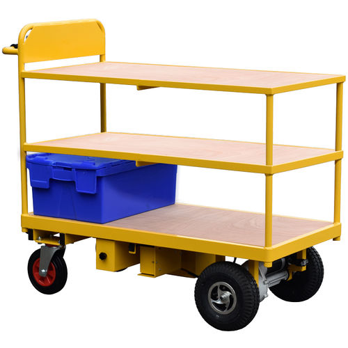 Lagerungswagen - HI-POW-3TT-1260 - Handle-iT Ltd - Stahl / 3 Ebenen / elektrisch