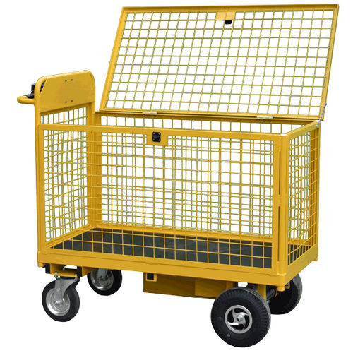 Transportwagen - HI-POW-FSC-1260 - Handle-iT Ltd - Stahl / mit verzinktem Gitter / elektrisch