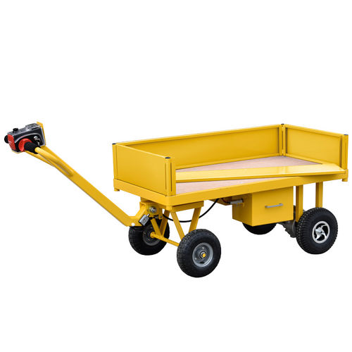 Transportwagen - HI-POW-T500-1260-4SS200 - Handle-iT Ltd - für Materialumschlag / Stahl / Plattform
