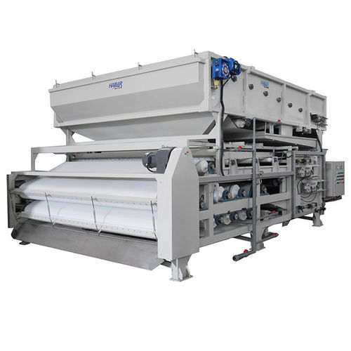 Bandfilterpresse - HTE3 series - Shanghai Haibar Mechanical Engineering Co.,Ltd - automatisch / kontinuierlich / zur Schlammbehandlung