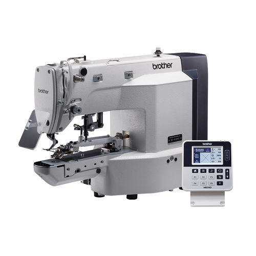 Steppstich-Nähmaschine - BE-438HX - Brother - Einzelnadel / 6-Faden / 5-Faden
