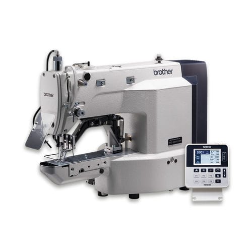 Nähmaschine für Riegelnähte - KE-430DP - Brother - Steppstich / Einzelnadel / Einfaden