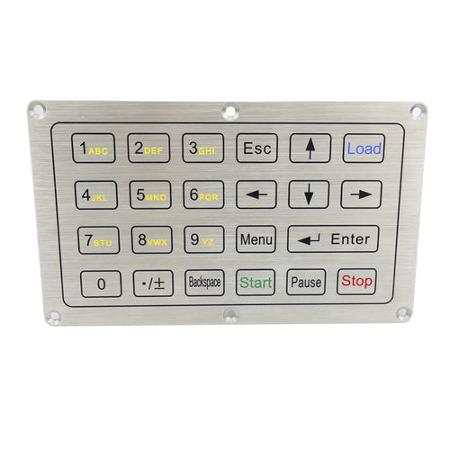 Einbaufähige Tastatur - CT-KPS25-24-RM - NingBo ChenTe electronics Technologies Co.,Ltd - piezoelektrisch / 24 Tasten / Touchpad