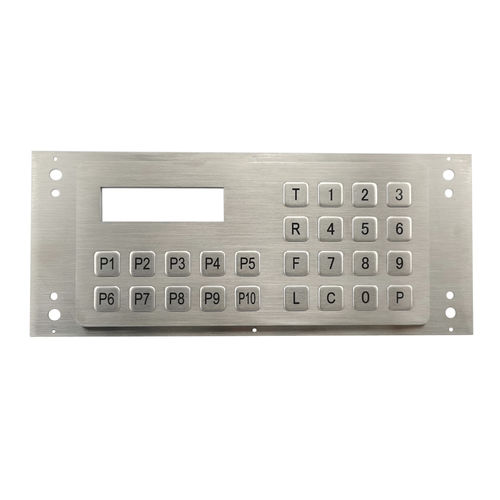 Nummernblock für Treibstoffpumpe - CT-KPS26-26-RM - NingBo ChenTe electronics Technologies Co.,Ltd - 26 Tasten / einbaufähig / Edelstahl
