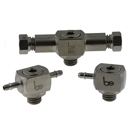 Geriffelter Anschluss - S5M series - Beswick Engineering Co, Inc. - für Gas / Einschraub / T-Typ