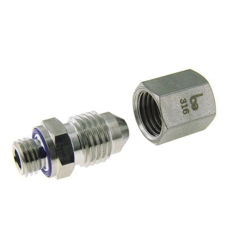 Pneumatischer Anschluss - MFM-.-.-6. - Beswick Engineering Co, Inc. - Gewinde / 37°-Bördel / Edelstahl