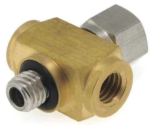 Hydraulische Verschraubung - MCM-1010.-. - Beswick Engineering Co, Inc. - Einschraub / Schneidring / Kreuz