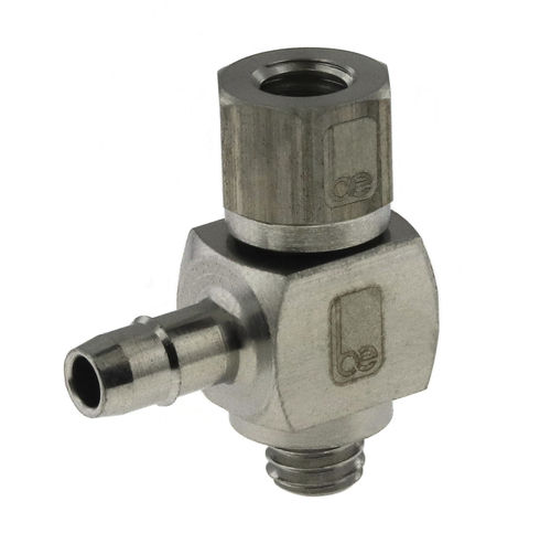 Pneumatischer Anschluss - MTM-..-. - Beswick Engineering Co, Inc. - Gewinde / geriffelt / T