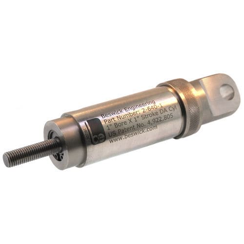 Pneumatikzylinder - 2-640.. - Beswick Engineering Co, Inc. - doppeltwirkend / Edelstahl / Messing