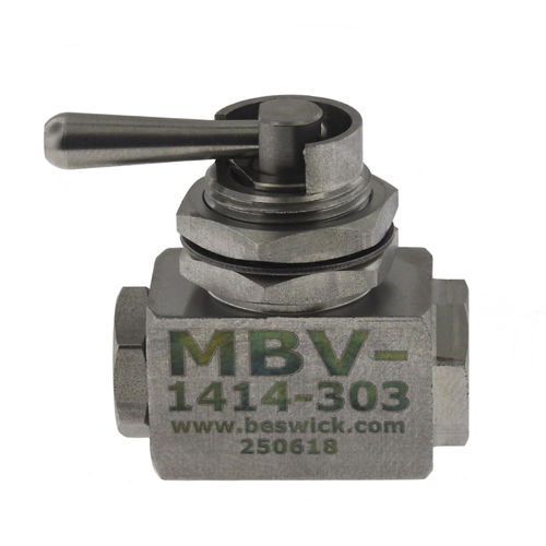 Kugelventil - MBV-1414-303-. - Beswick Engineering Co, Inc. - manuell / Absperr / für Wasser