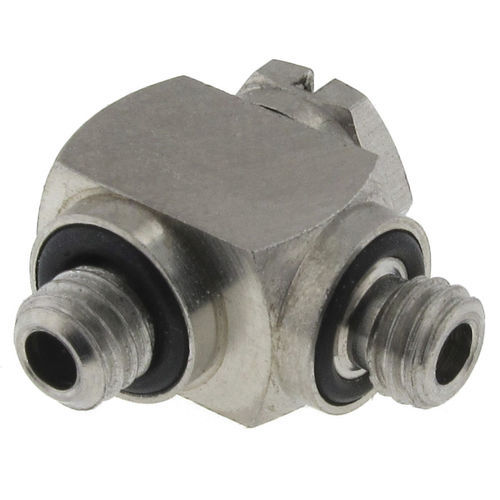 Pneumatischer Anschluss - MLSN-1010.-. - Beswick Engineering Co, Inc. - Gewinde / rechtwinkelig / Edelstahl