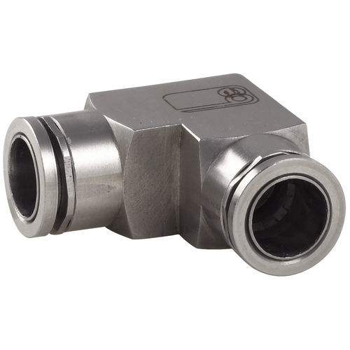 Pneumatischer Anschluss - PTCUL-14.-. - Beswick Engineering Co, Inc. - Push-in / rechtwinkelig / Edelstahl