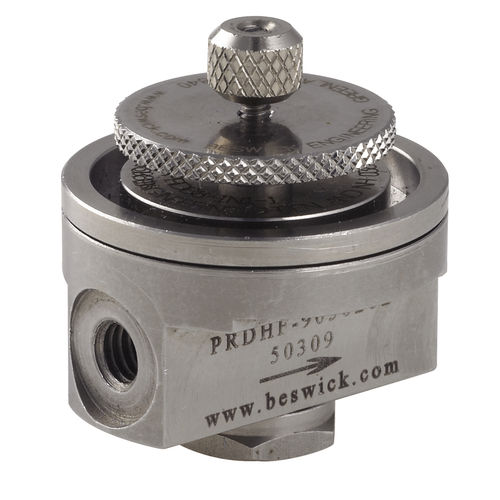 Druckregler / hoher Durchfluss - PRDHF-.N - Beswick Engineering Co, Inc. - für Wasser / für Druckluft / für Gas