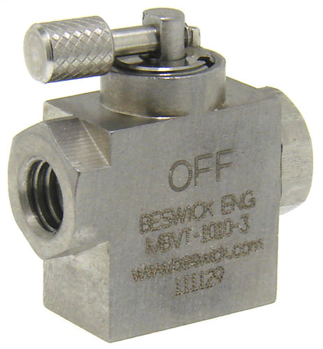 Kugelventil - MBVT-1010.-. - Beswick Engineering Co, Inc. - manuell / Absperr / Verteiler