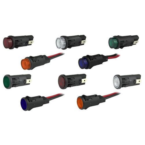 Permanent-Leuchtmelder - P8 series - Visual Communications Company - LED / für Schalttafeleinbau / Snap-In