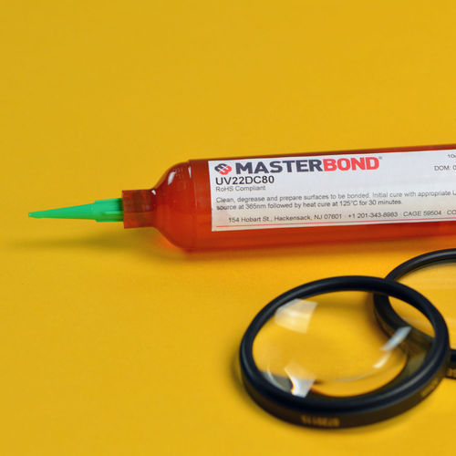 UV-aushärtender Klebstoff - UV22DC80-1 - Master Bond - Epoxid / für Metall / für Kunststoff