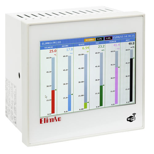 Papierloser Rekorder - E-PR-110 series - Elimko Elektronik Imalat ve Kontrol - digital / Temperatur / Druck