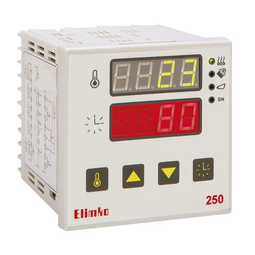 Anzeiger Controller / Temperatur - E-250 Series - Elimko Elektronik Imalat ve Kontrol - 4-stellig / 7 Segmente / Einbau