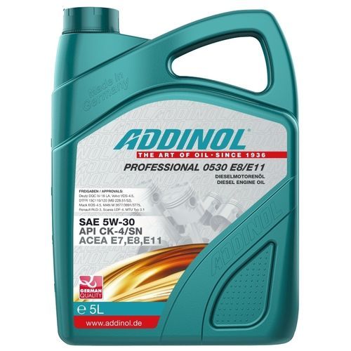 Schmieröl - PROFESSIONAL 0530 E8 E11 - ADDINOL Lube Oil - universell / Synthetik / für Getriebe