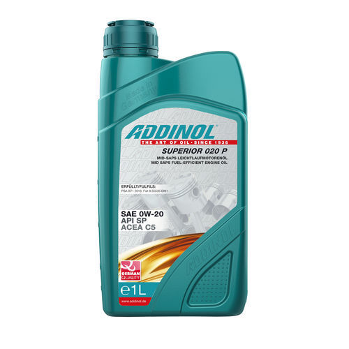 Schmieröl - ADDINOL SUPERIOR 020 P - ADDINOL Lube Oil - Synthetik / für Dieselmotor / für Automobile