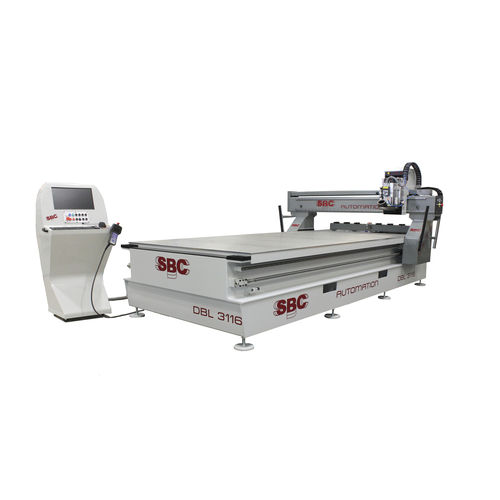 CNC-Fräsmaschine / 3-Achs - DBL - SBC AUTOMATION - vertikal / für Verbundstoffe