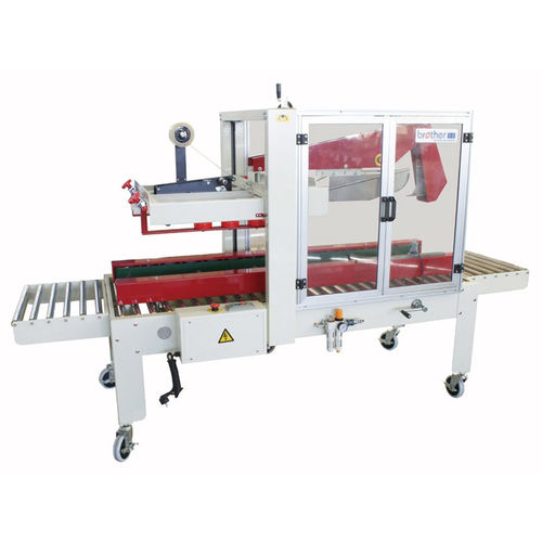 Faltschachtel-Verschließmaschine / Doppelklappen - FX-AT5050  - ZHEJIANG BROTHER PACKING MACHINERY CO.,LTD - mit Klebeband / automatisch