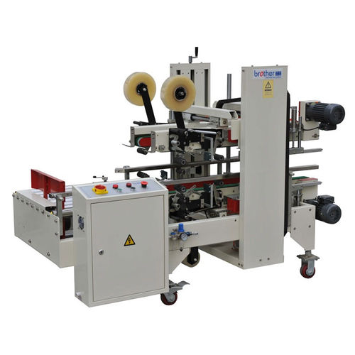 Faltschachtel-Verschließmaschine / Doppelklappen - AS723  - ZHEJIANG BROTHER PACKING MACHINERY CO.,LTD - mit Klebeband