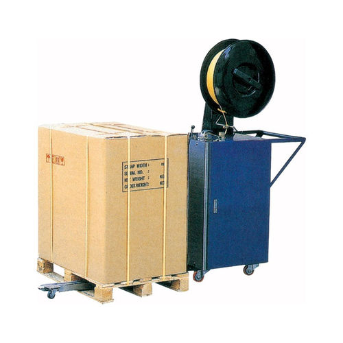 Halbautomatische Umreifungsmaschine - DBA-130A  - ZHEJIANG BROTHER PACKING MACHINERY CO.,LTD - Paletten / vertikal
