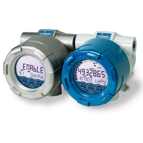 Anzeiger Zähler / Durchfluss - E110 - Fluidwell bv - mit LCD-Anzeige / explosionssicher / mit Analogausgang