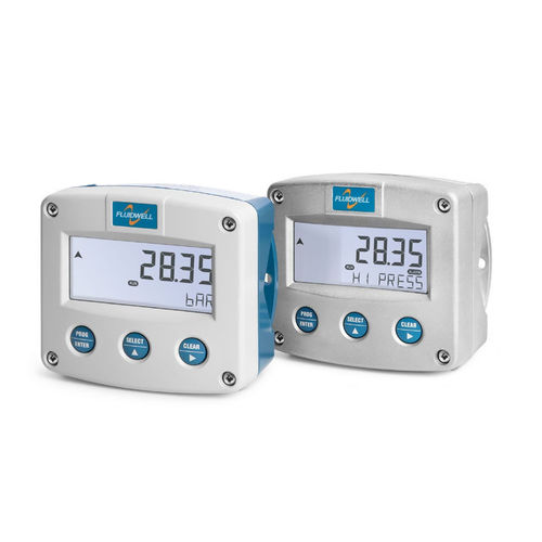 Absoluter Druckanzeiger - F053 - Fluidwell bv - mit LCD-Display / Polyamid / Aluminium