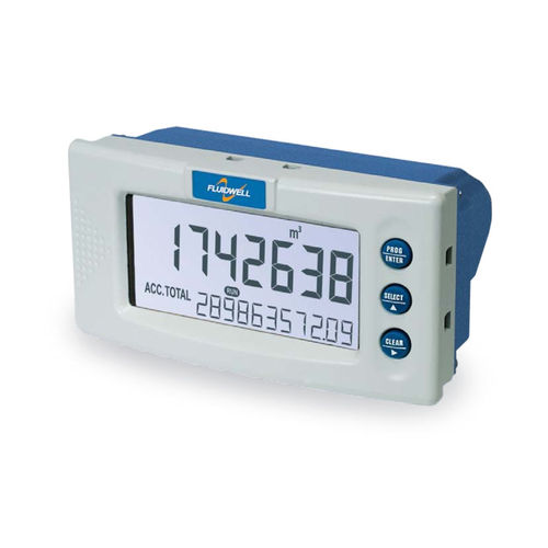 Anzeiger Zähler / Prozess - D011 - Fluidwell bv - Kadenz / Durchfluss / Raumtemperatur
