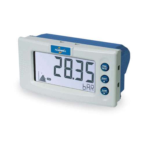 Druckanzeiger - D050 - Fluidwell bv - mit LCD-Anzeige / Einbau / für Außenbereich