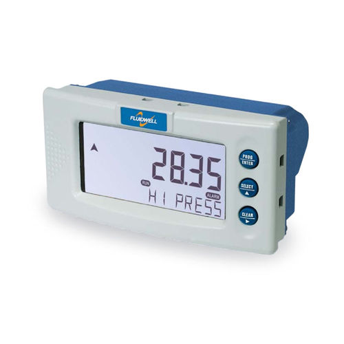 Anzeiger Controller / Druck - D053 - Fluidwell bv - mit LCD-Anzeige / Einbau / mit Alarm