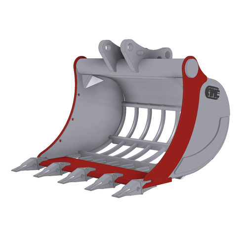 Skelettschaufel - CAME srl - für Baggerlader / für Hydraulikbagger