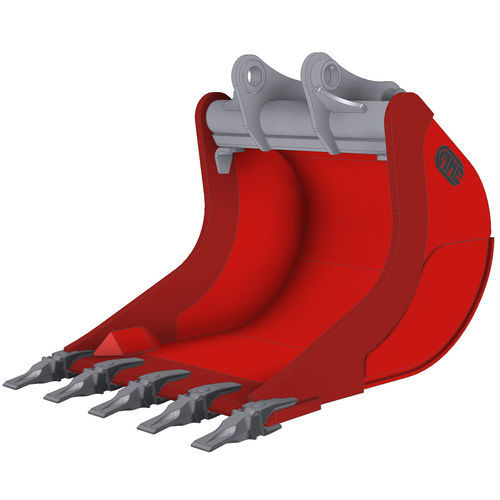 Standardschaufel - CAME srl - für Hydraulikbagger / mit 5 Zähnen