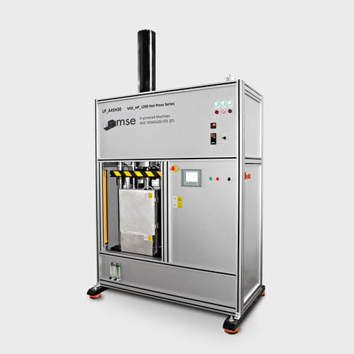 Hydraulische Presse - LP_A4SH series - MSE TEKNOLOJİ LTD. ŞTİ. - elektronisch / Form / für Kunststoffproben