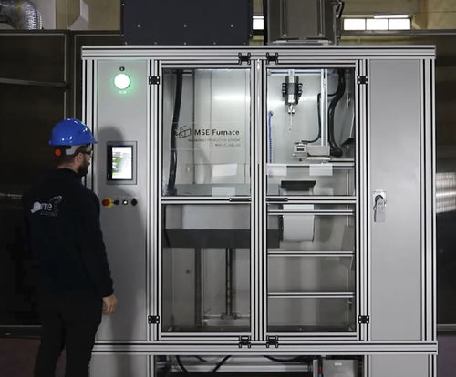 Ofen zur Herstellung von Glasfasergewebe - MSE TEKNOLOJİ LTD. ŞTİ. - Schrankmodell / Schmelz / Induktion