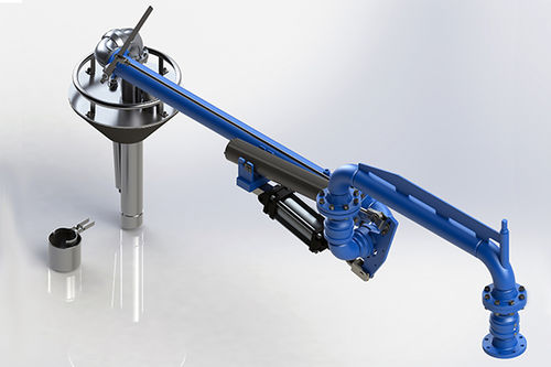 Ladearm für Flüssigkeitentransfer - LA130V series - Zipfluid srl - Toplader