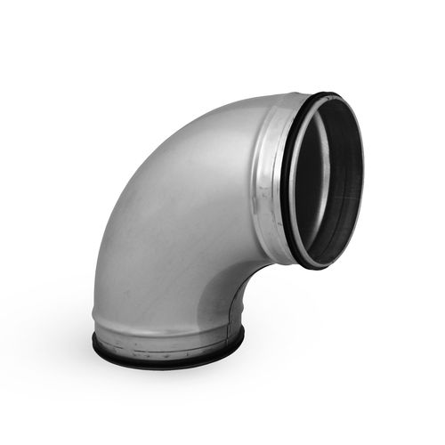 Hydraulikanschluss - BP series - ALNOR Ventilation Systems - Muffen / rechtwinkelig / Aluminium
