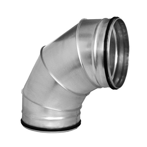 Hydraulikanschluss - BS series - ALNOR Ventilation Systems - Muffen / rechtwinkelig / Aluminium