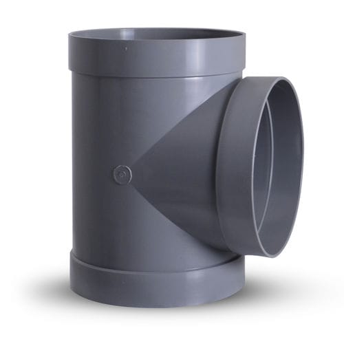 Hydraulikanschluss - PVC-TPCF-90 - ALNOR Ventilation Systems - Muffen / T / Kunststoff