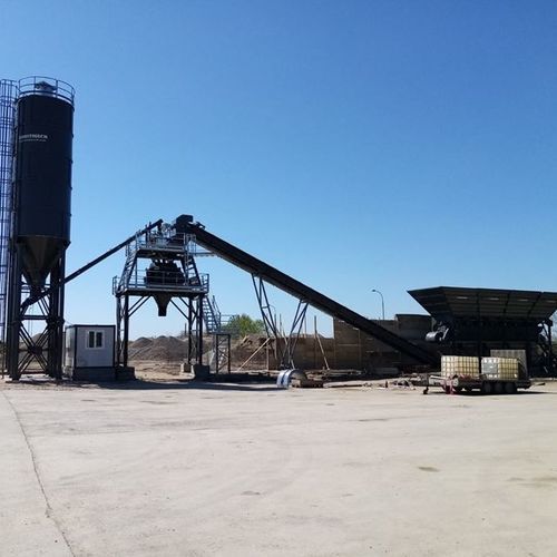 Festinstallierte Betonmischanlage - CONSTMACH Concrete Plants & Crushers - kompakt / automatisch