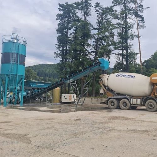 Mobile Betonmischanlage - Mobicom 30 - CONSTMACH Concrete Plants & Crushers - kompakt / automatisch / horizontal