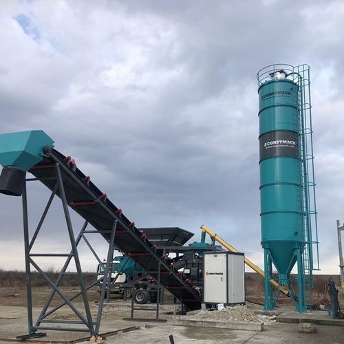 Silo mit konischem Boden - CS-50 - CONSTMACH Concrete Plants & Crushers - geschweißt / verschraubt / für Zement