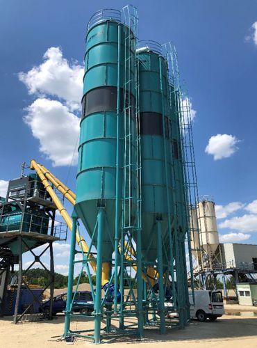 Geschweißter Silo - CS-100  - CONSTMACH Concrete Plants & Crushers - verschraubt / für Zement / Beton