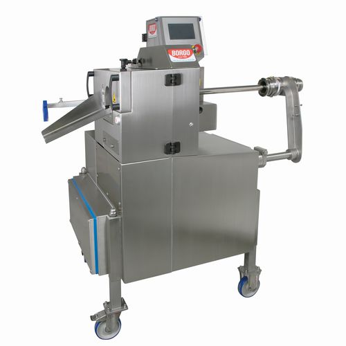 Bindemaschine für Wurst - AS 100 S - BORGO 1988 S.R.L. - dreiphasig / automatisch / Edelstahl