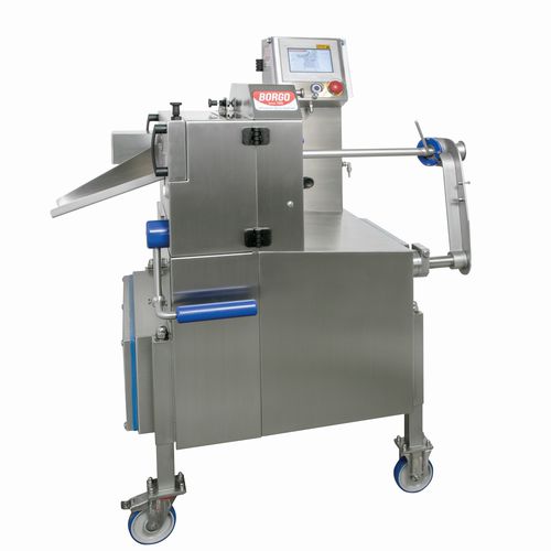 Bindemaschine für Wurst - AS 100 SN - BORGO 1988 S.R.L. - dreiphasig / Edelstahl / halbautomatisch