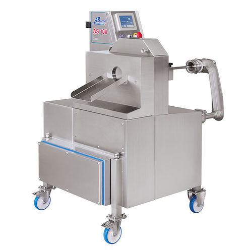 Bindemaschine für Wurst - AS 100 E - BORGO 1988 S.R.L. - dreiphasig / Edelstahl / halbautomatisch