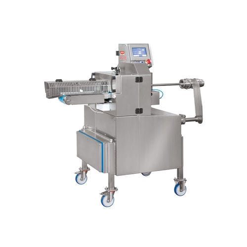 Bindemaschine für Wurst - AS 100 TI - BORGO 1988 S.R.L. - dreiphasig / automatisch / Edelstahl
