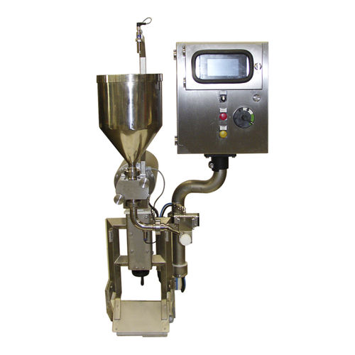 Dosiergerät für Flüssigkeiten - dm100 - B.S. SRL - für die Lebensmittelindustrie / halbautomatisch / Trichter